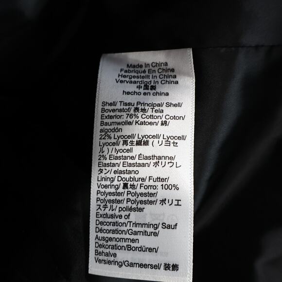 J.Crew Single Breasted Alexandra Sleek Velvet Black Blazer Size 0 NWT - Picture 10 of 11